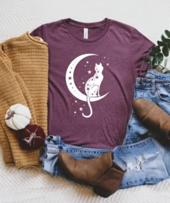 Cat In The Moon Shirt