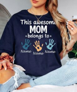 Alternative view of Personalized Mom Shirt With Kids Names