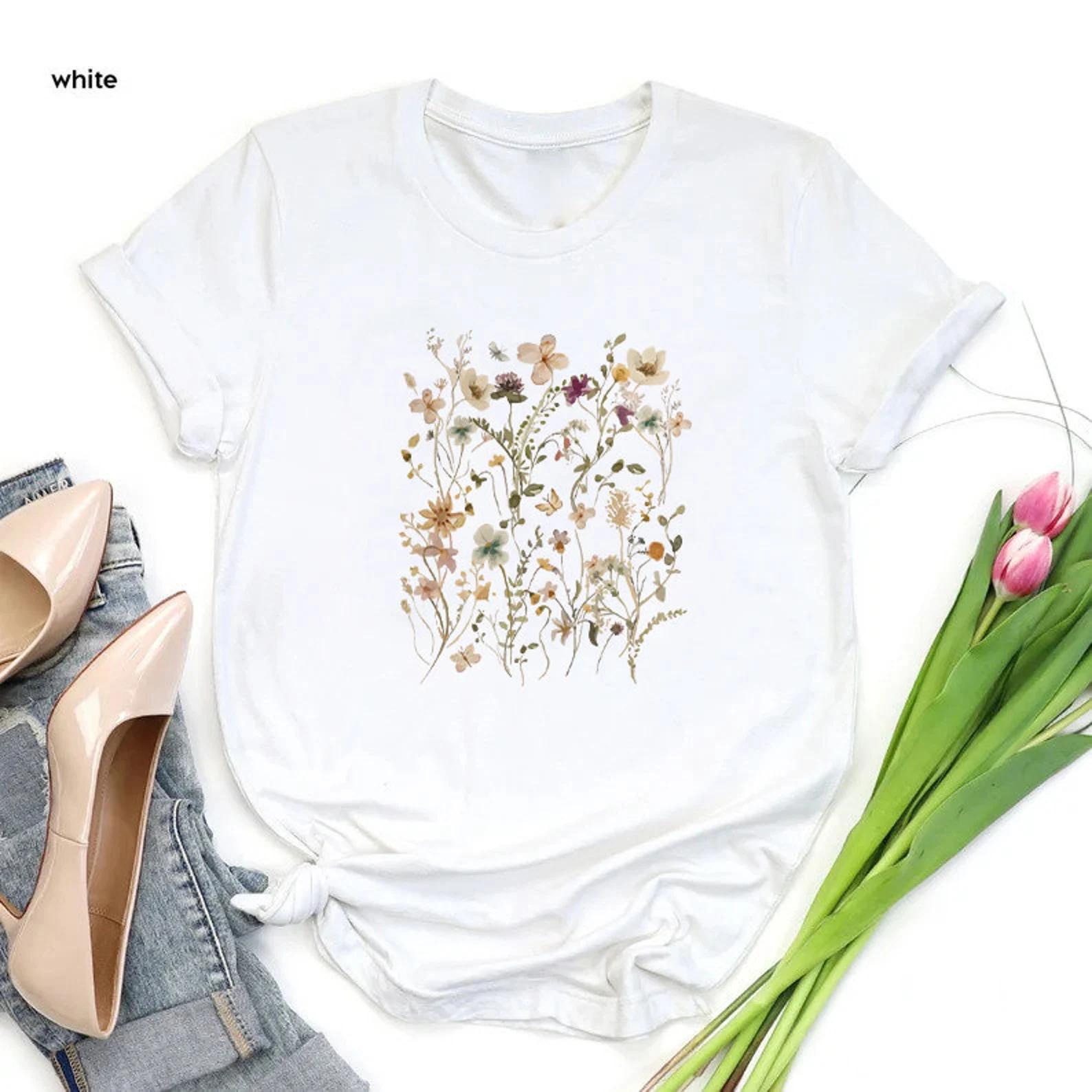Boho Wildflowers Shirt - Image 3